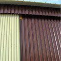 Wandverkleidung, Oxidrot, RAl-Farbe 3009