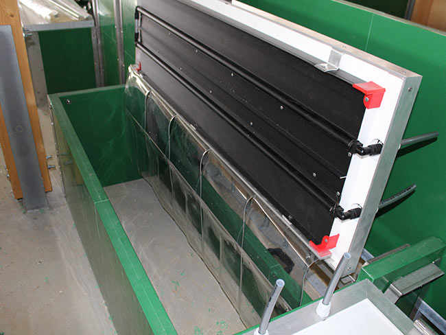 Aufstallung mit beheizbaren Ferkelnestern