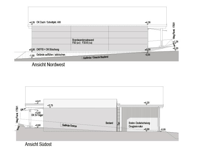 Eingabeplanung - Maschinenhalle
