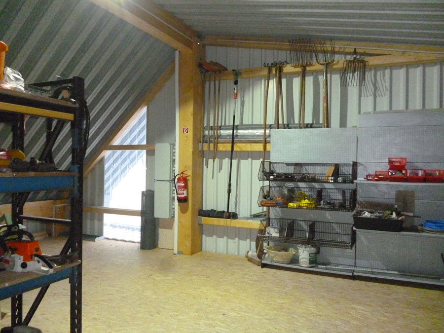 Holzbalken Zwischendecke