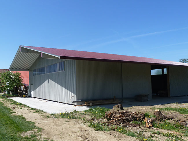 Dachvorsprung an Giebel