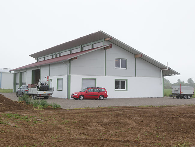 Produktionshalle Dachgestaltung