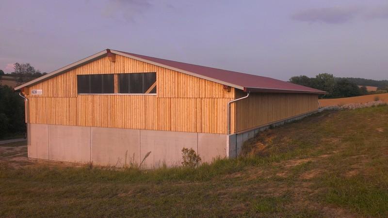 Maschinenhalle, Holzschild,Schubtore 1