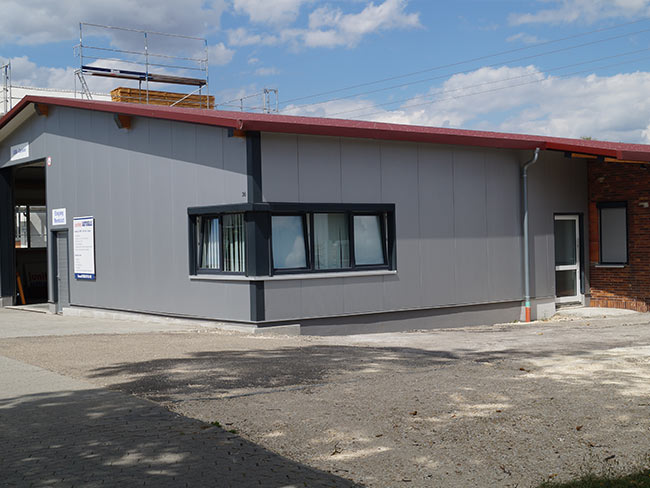 Einschaliges Sandwichdach